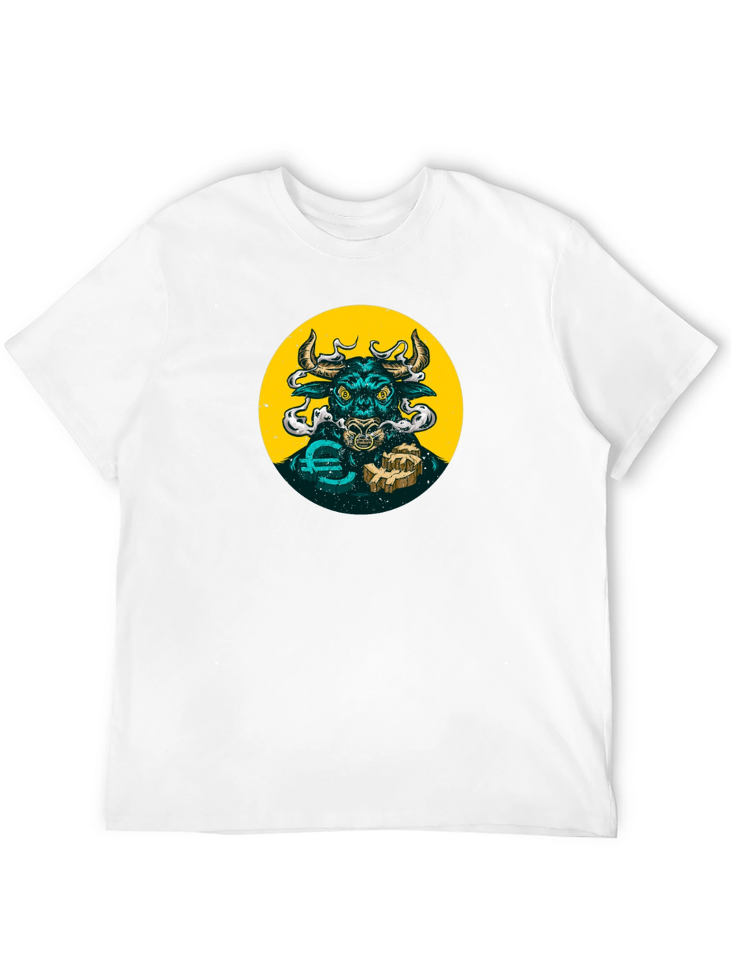 Bull Crypto T-Shirt - Black Graphic Tee