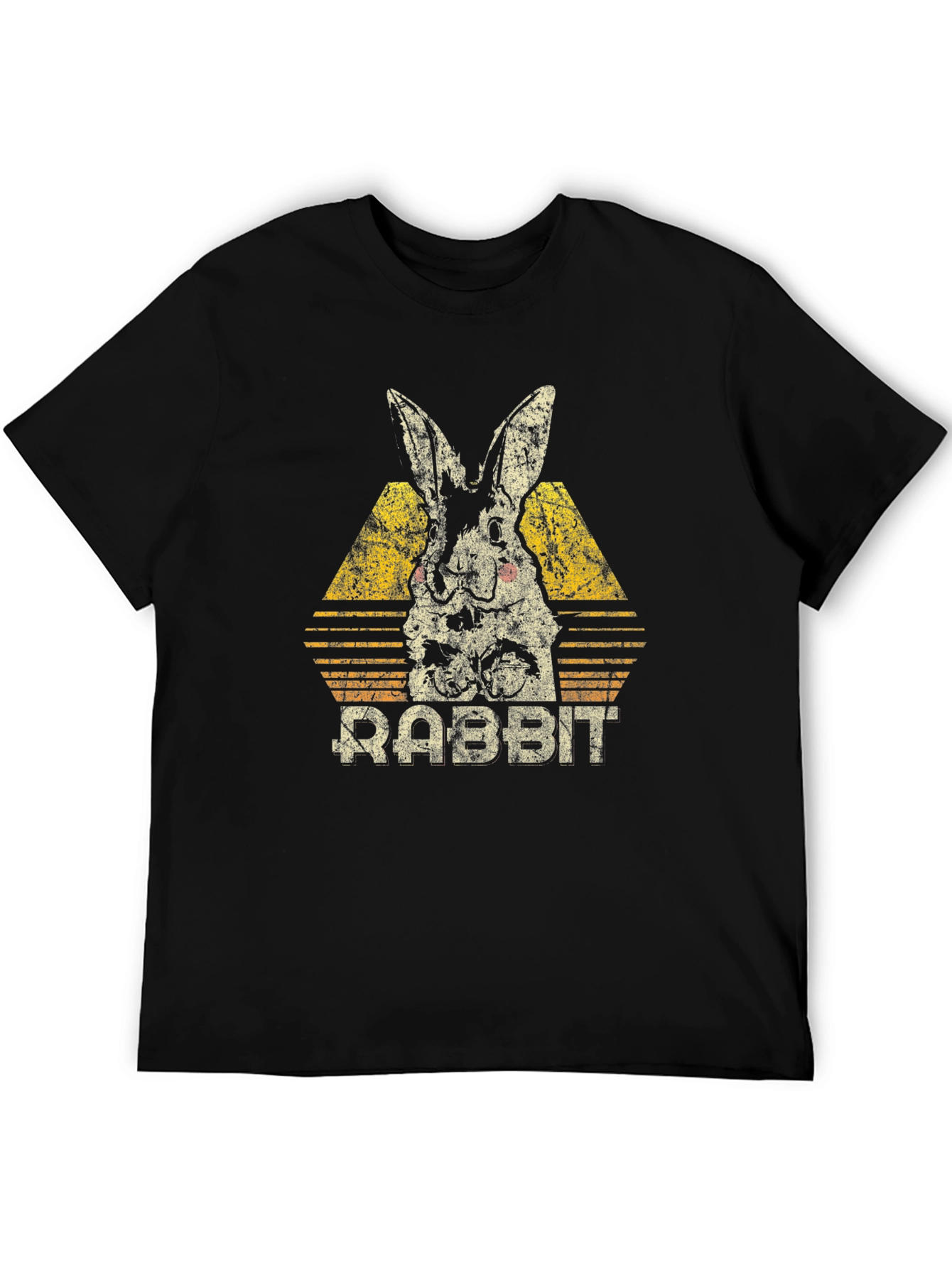 Retro Rabbit Graphic Tee - Vintage Style Rabbit T-Shirt