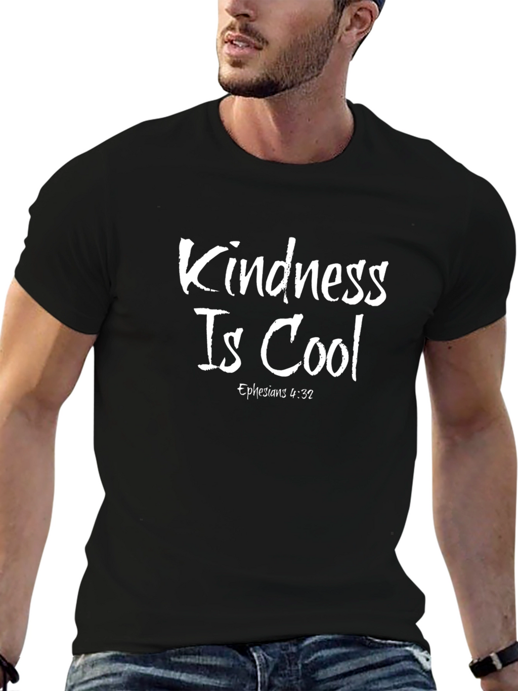 Kindness Is Cool T-Shirt - Ephesians 4:32 - Black