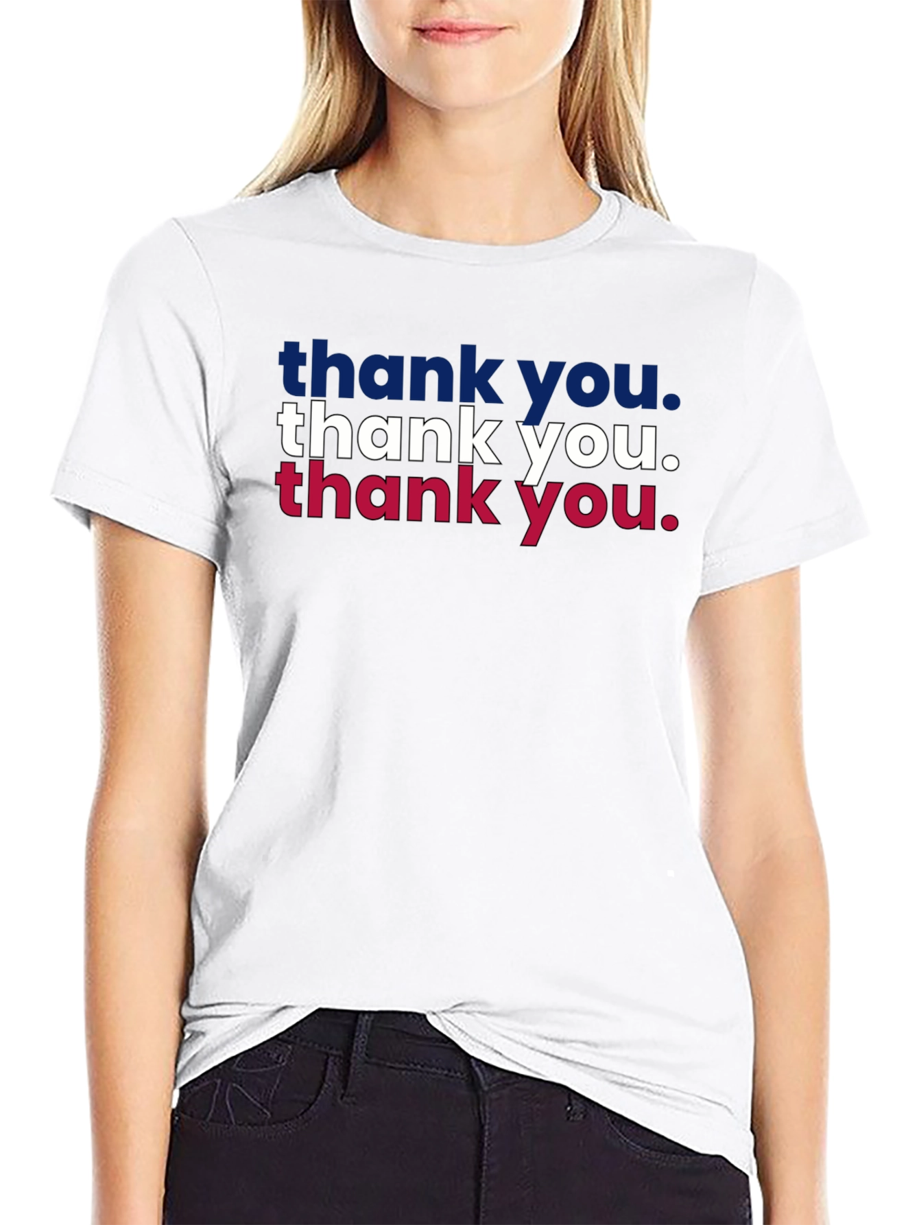 Thank You Patriotic Graphic T-Shirt