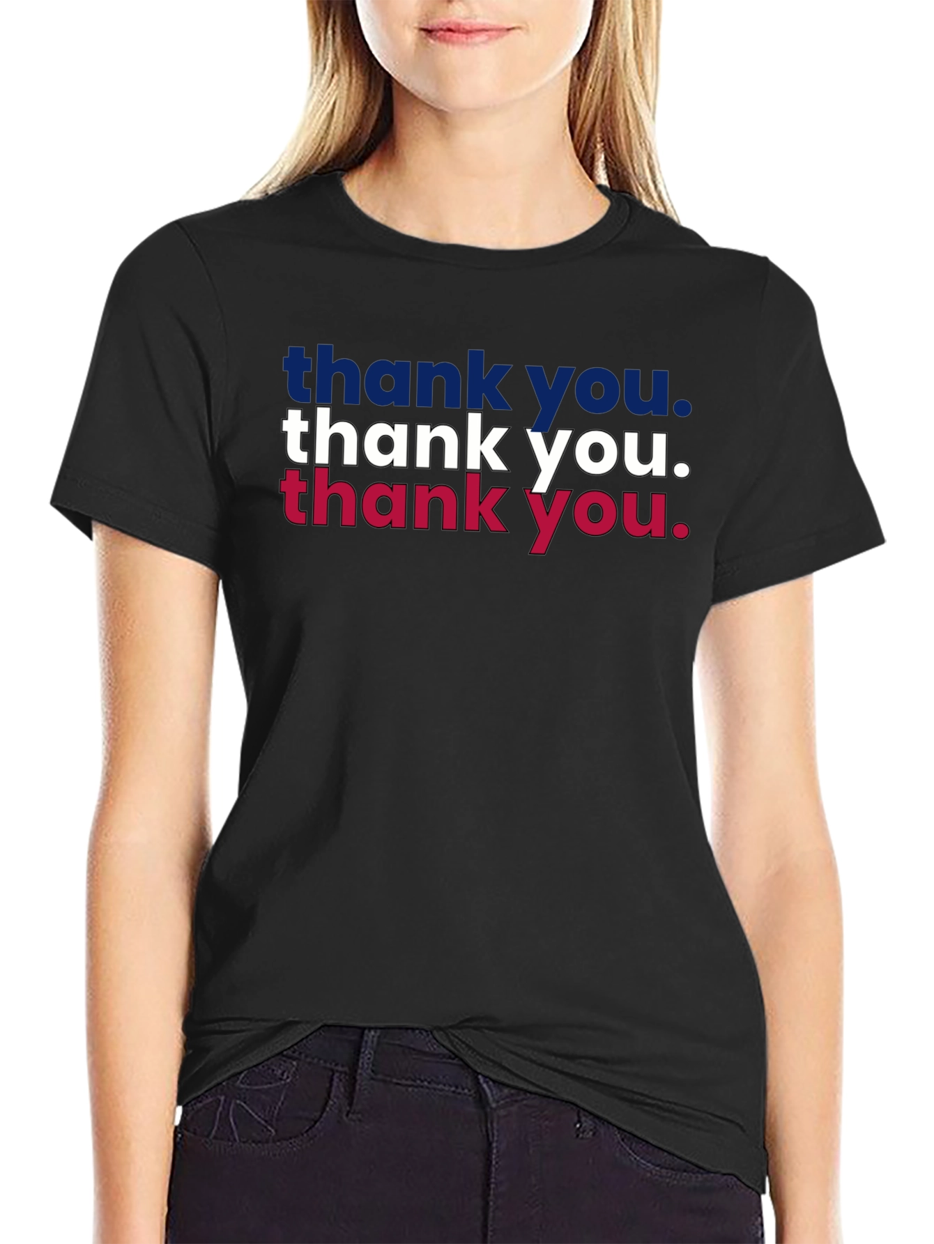 Thank You Patriotic Graphic T-Shirt