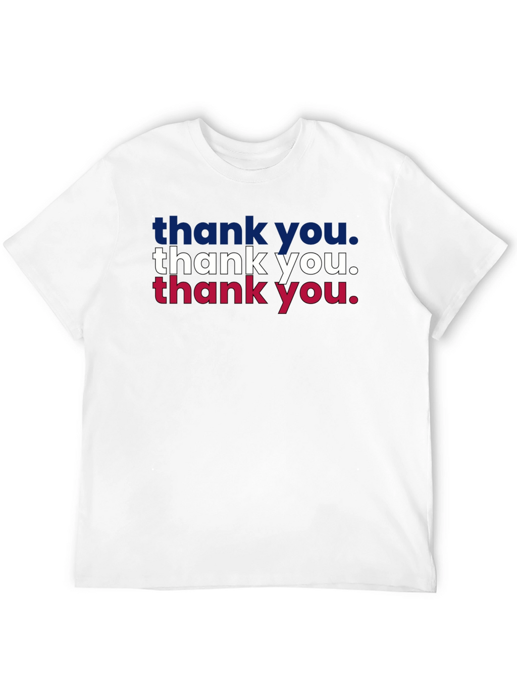 Thank You Patriotic Graphic T-Shirt
