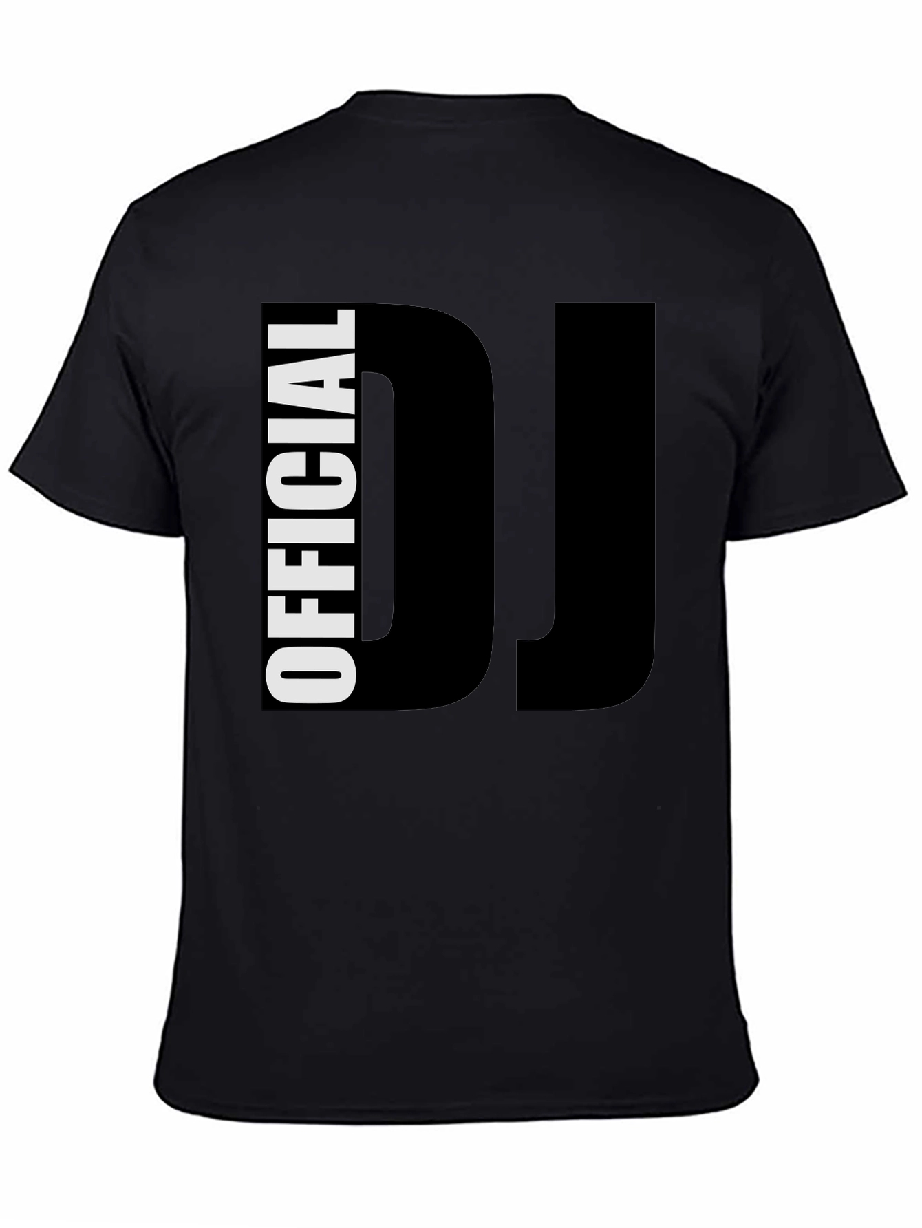Official DJ T-Shirt - Bold Black Tee