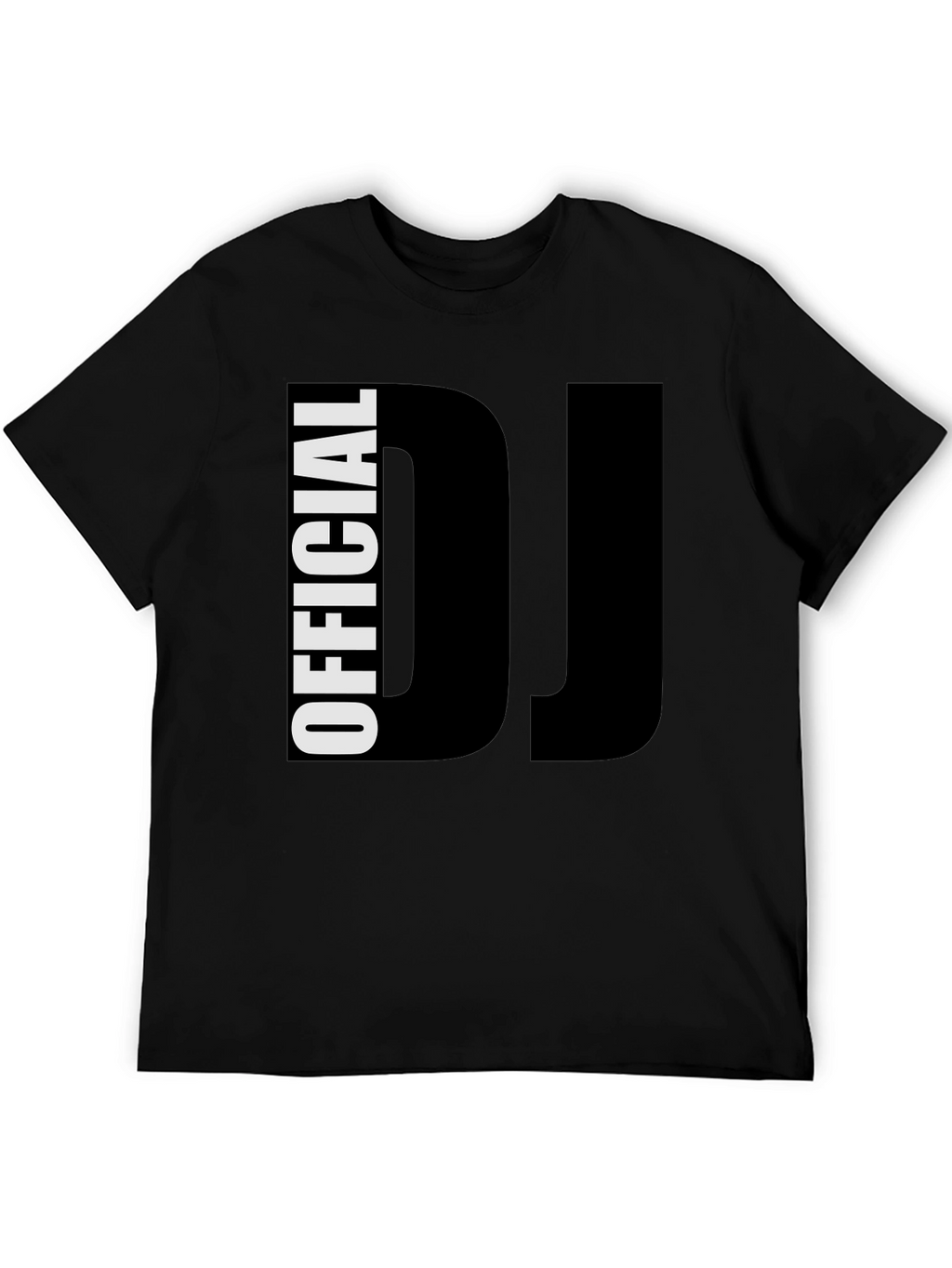 Official DJ T-Shirt - Bold Black Tee