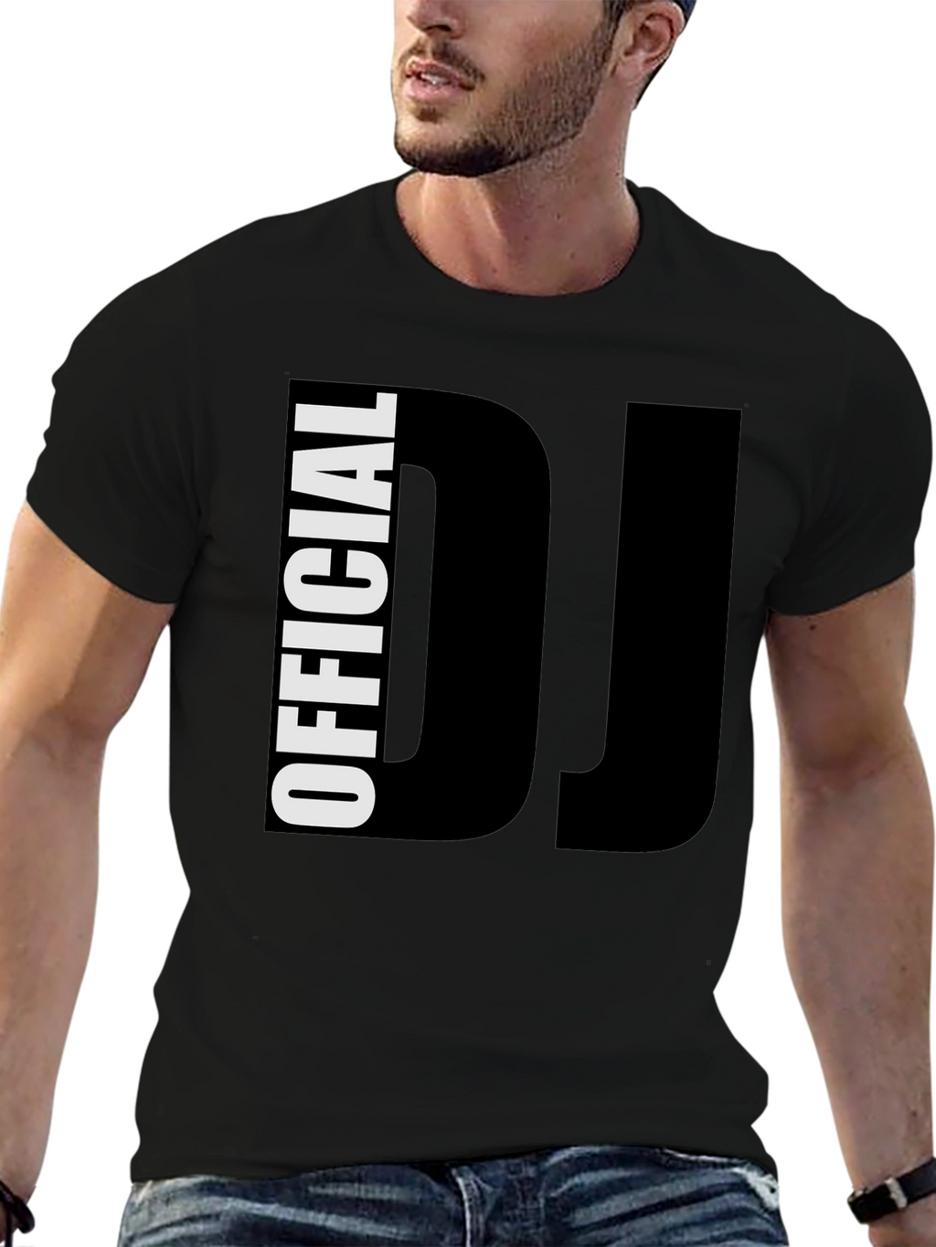Official DJ T-Shirt - Bold Black Tee