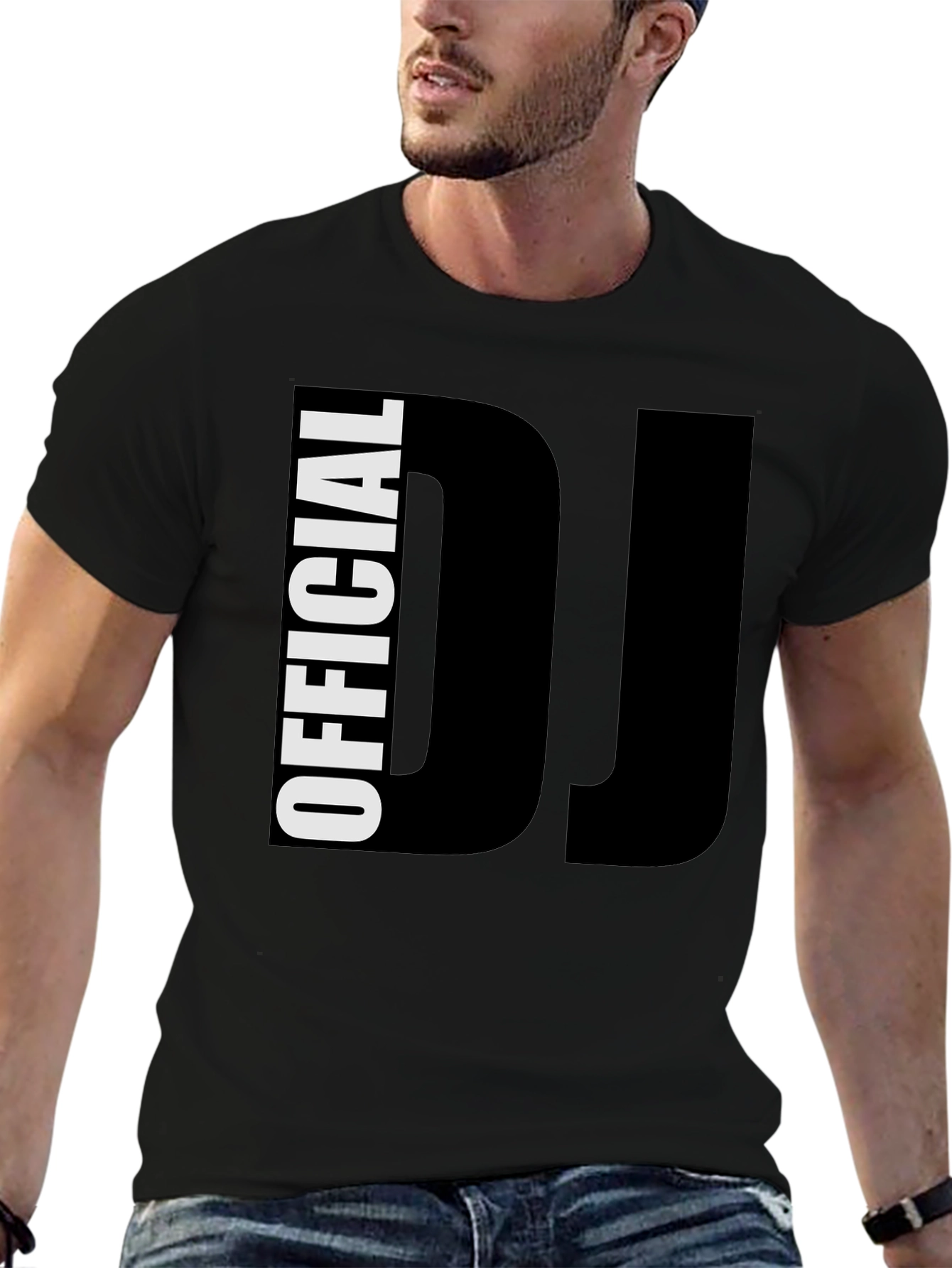 Official DJ T-Shirt - Bold Black Tee