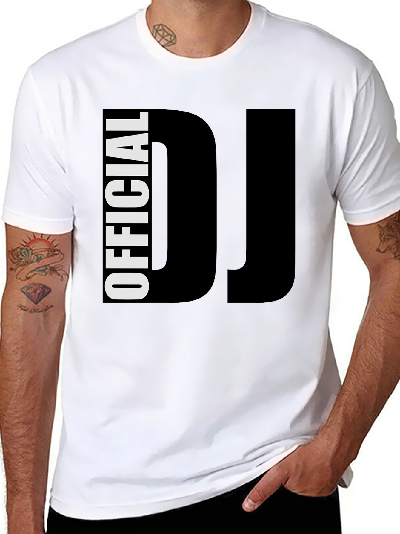 Official DJ T-Shirt - Bold Black Tee