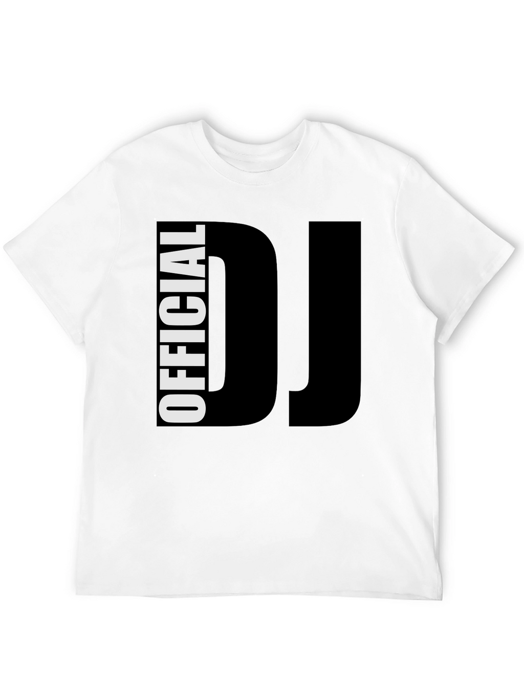 Official DJ T-Shirt - Bold Black Tee