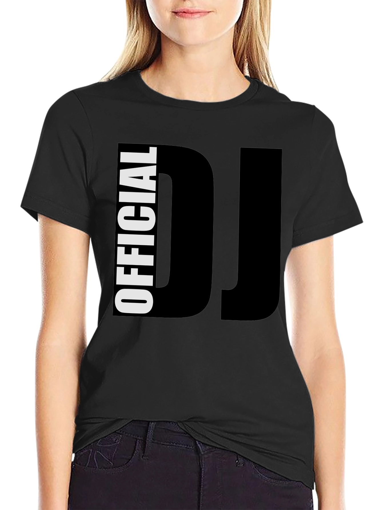 Official DJ T-Shirt - Bold Black Tee