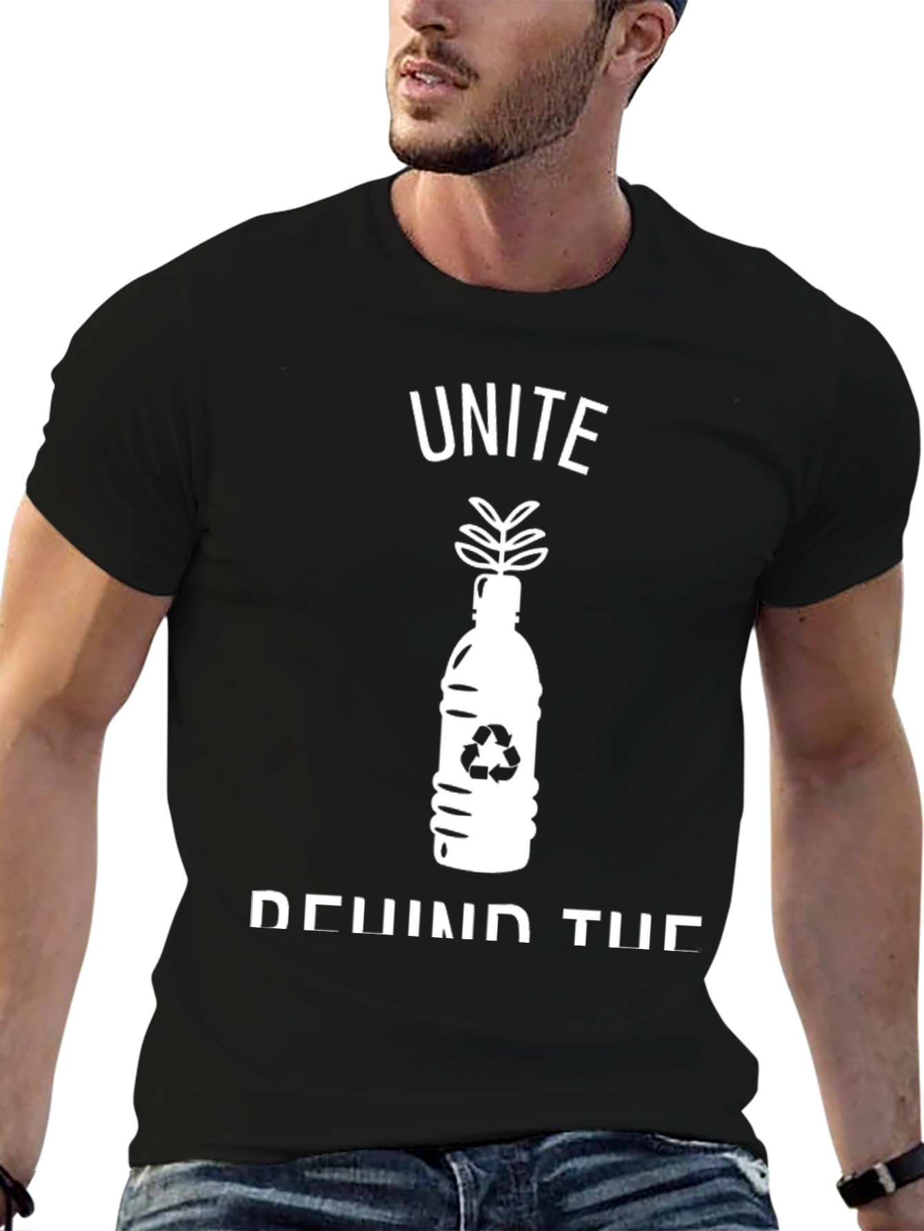 Unite Behind The Cause T-Shirt - Black