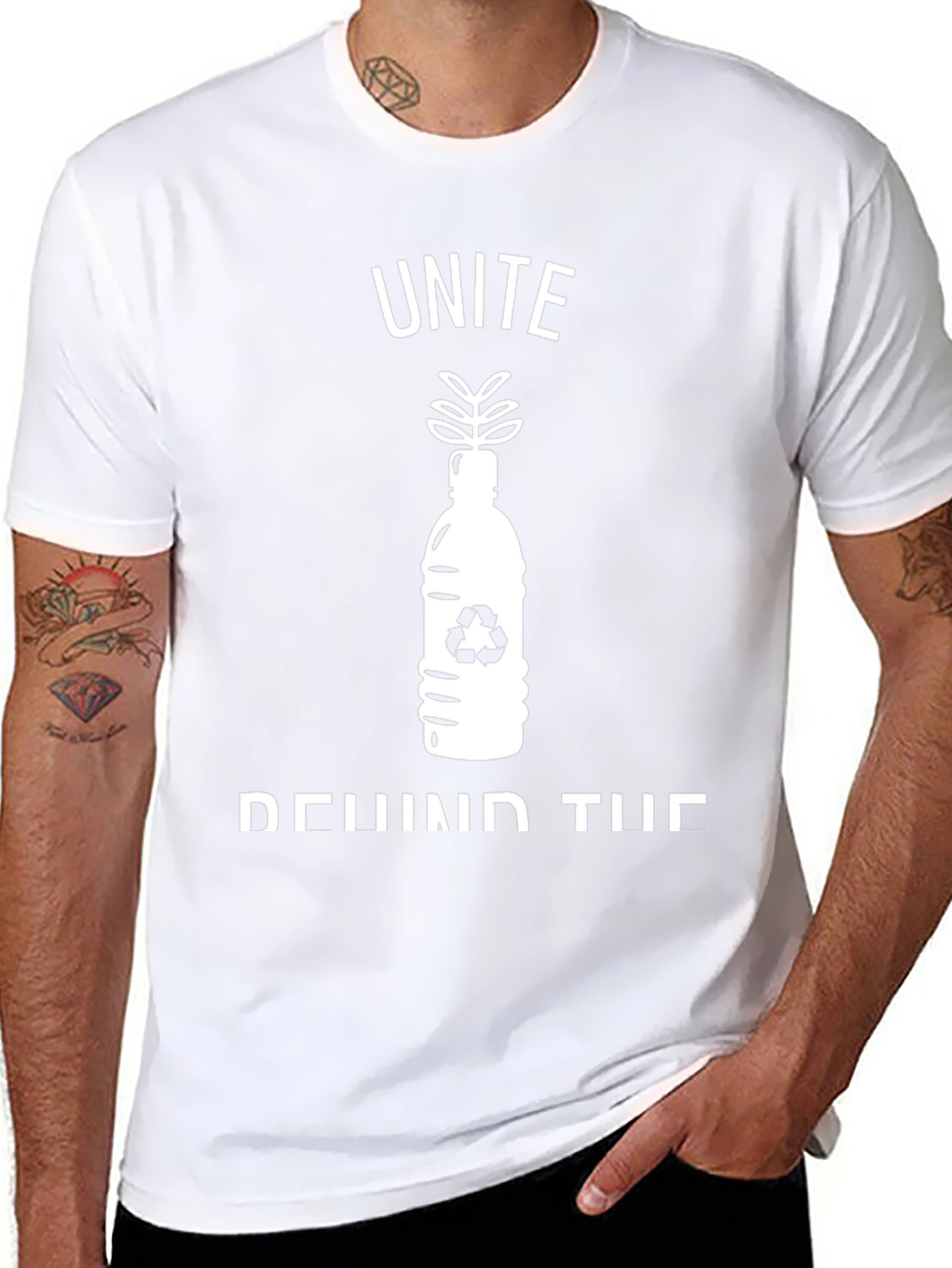 Unite Behind The Cause T-Shirt - Black