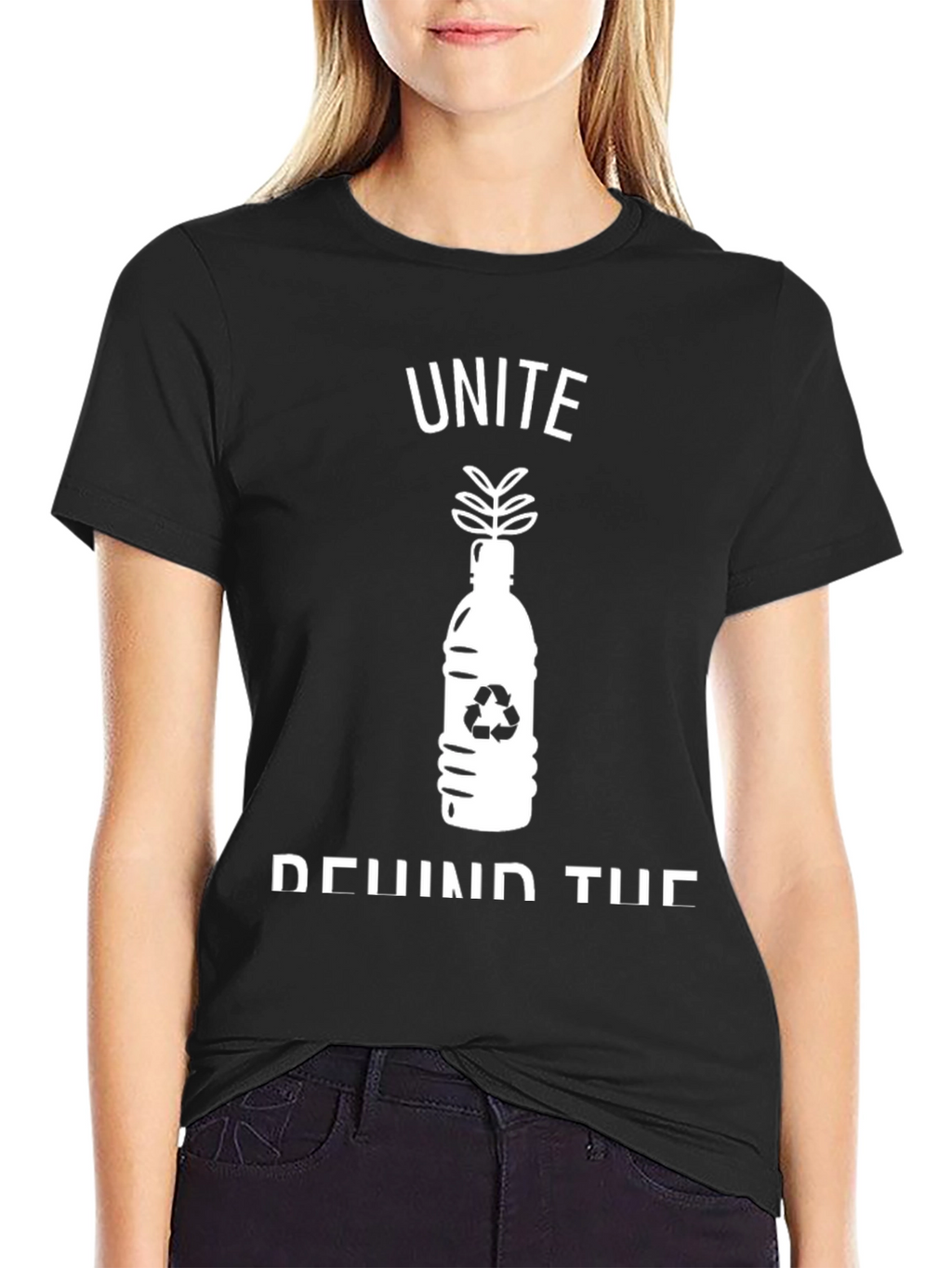 Unite Behind The Cause T-Shirt - Black
