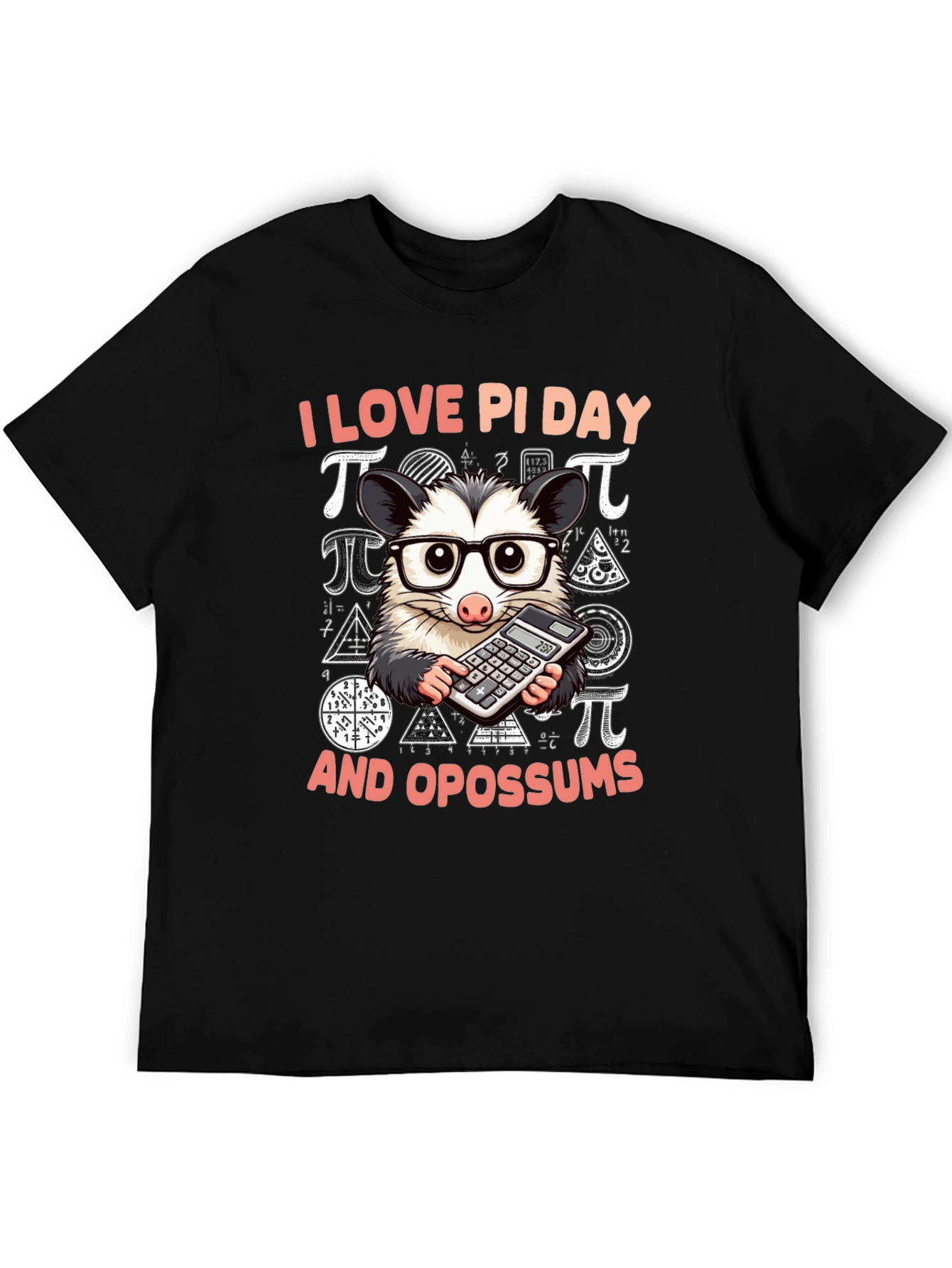 I Love Pi Day Opossum T-Shirt