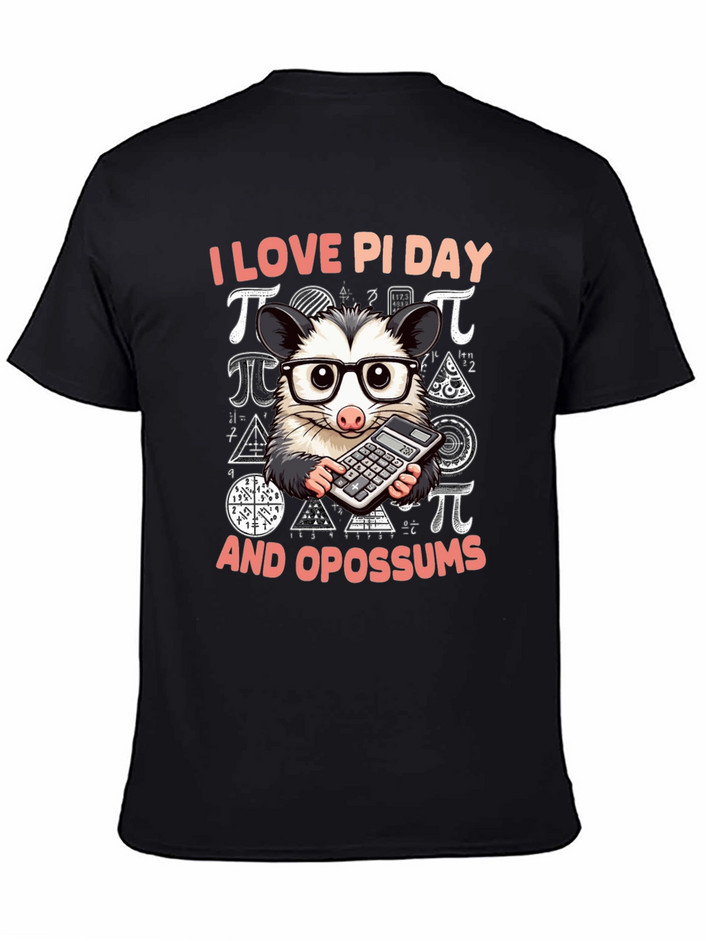 I Love Pi Day Opossum T-Shirt