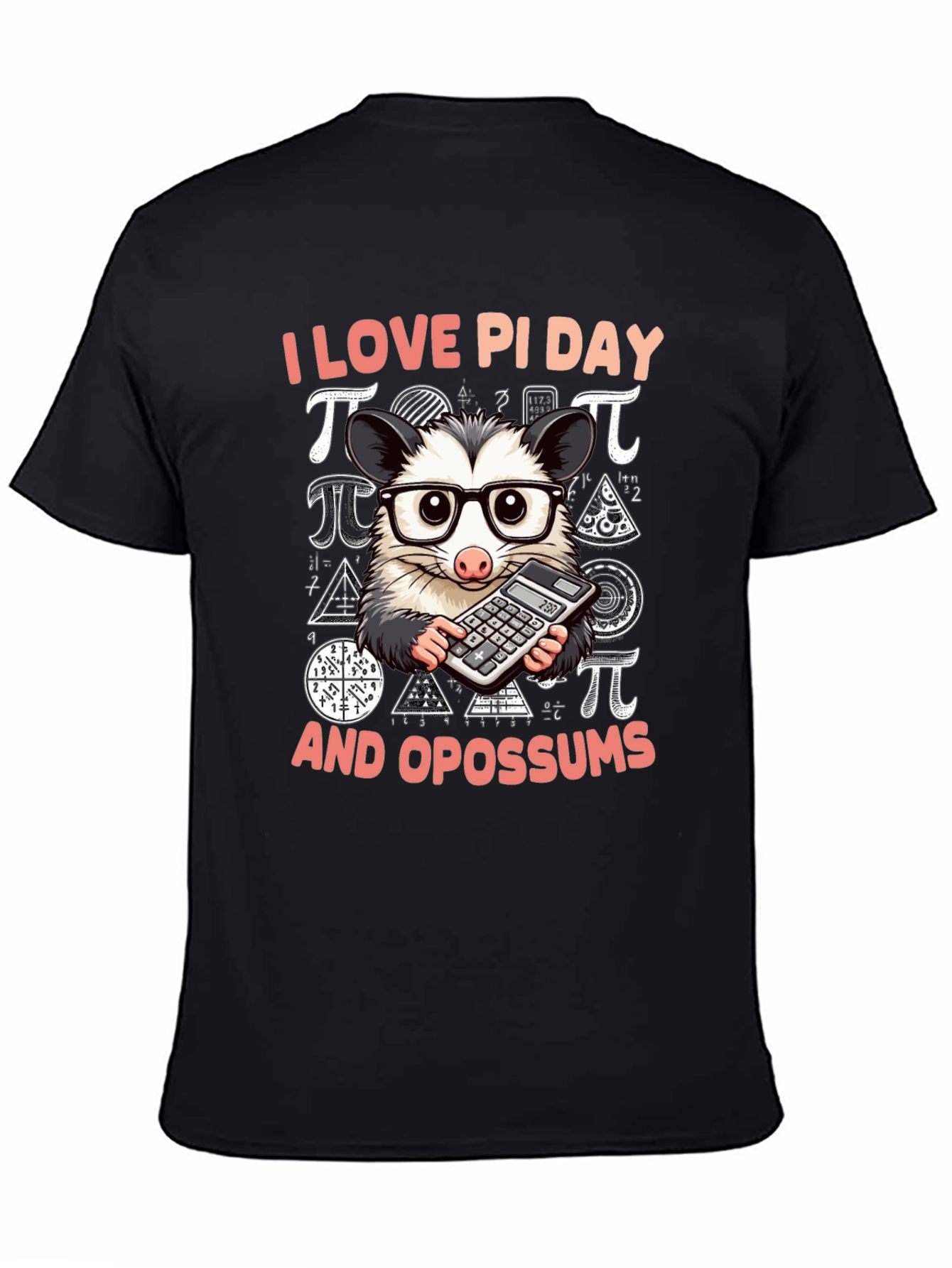 I Love Pi Day Opossum T-Shirt