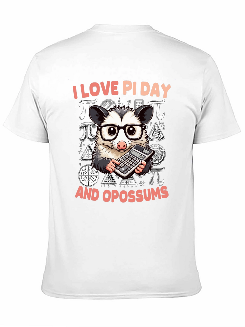 I Love Pi Day Opossum T-Shirt