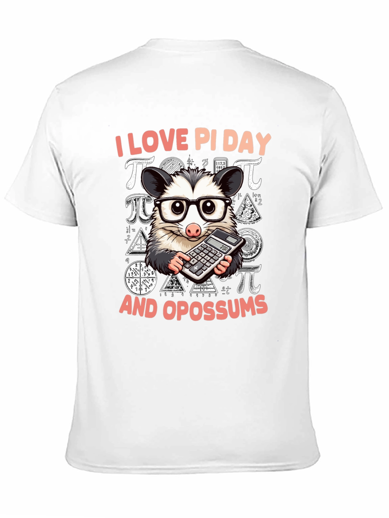 I Love Pi Day Opossum T-Shirt