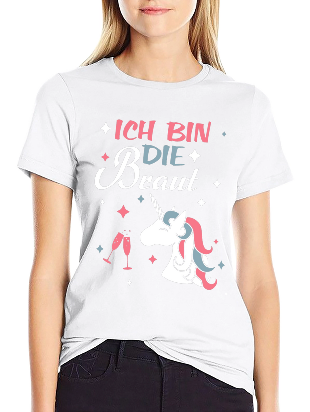 Ich Bin Die Braut Unicorn T-Shirt
