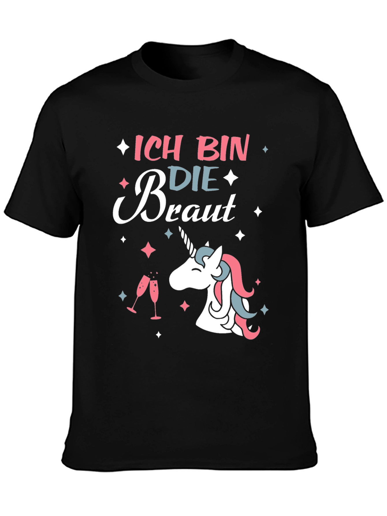 Ich Bin Die Braut Unicorn T-Shirt