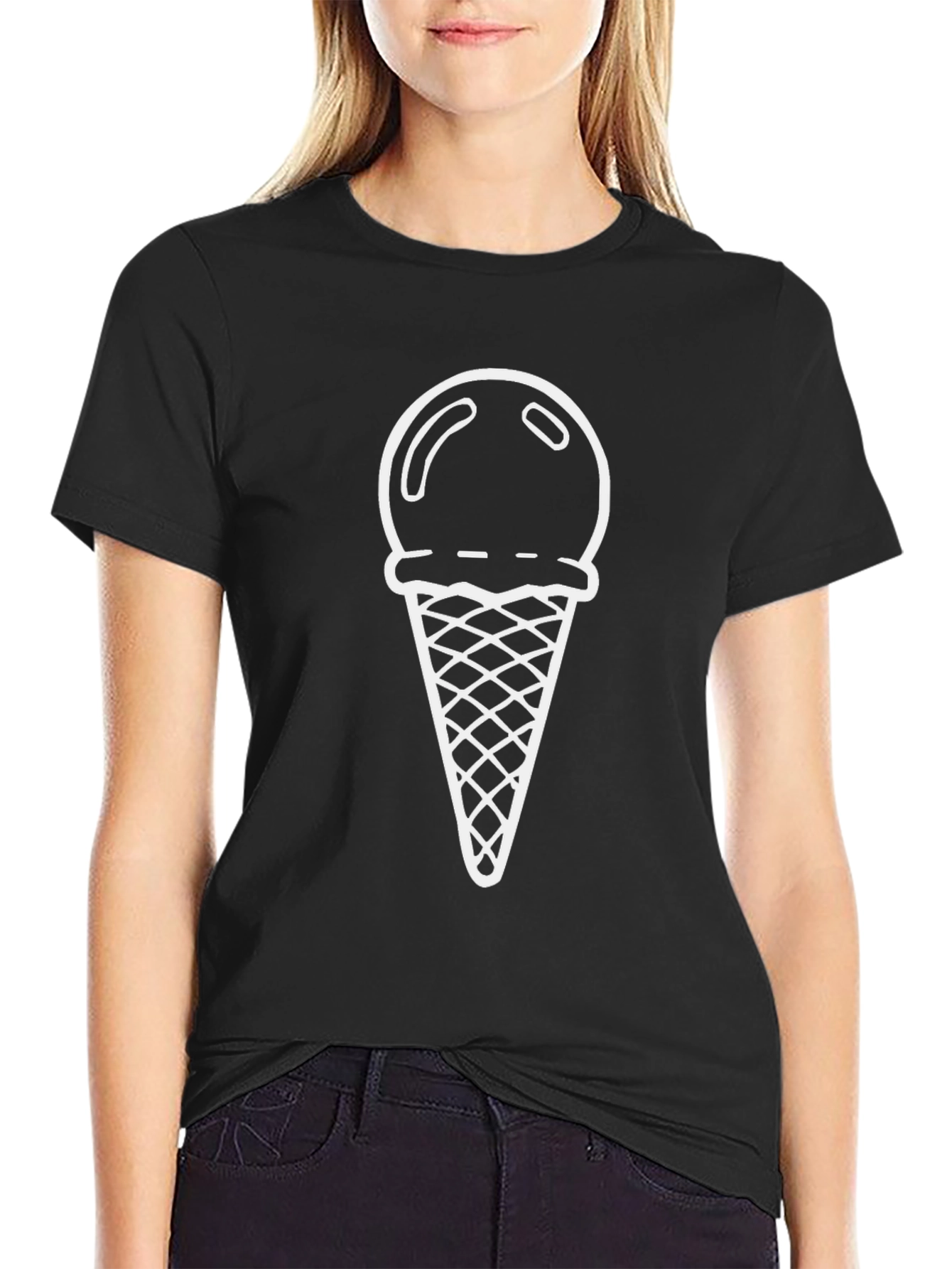 Ice Cream Cone Graphic T-Shirt