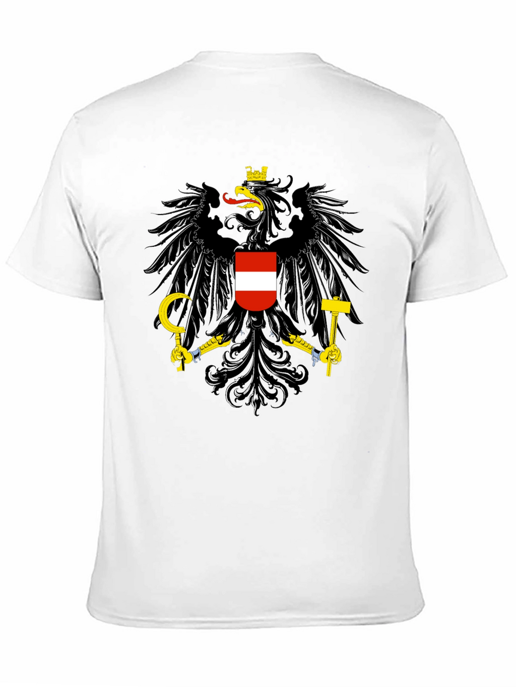 Austrian Coat of Arms Black T-Shirt