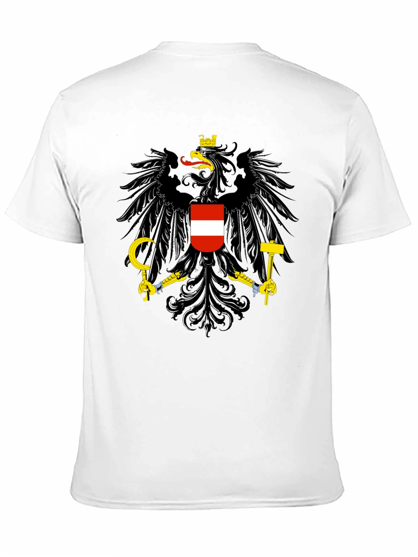 Austrian Coat of Arms Black T-Shirt