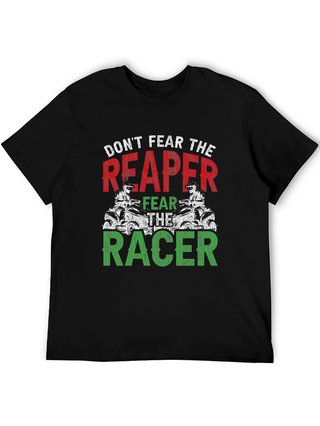Dont Fear The Reaper Racer Graphic T-Shirt