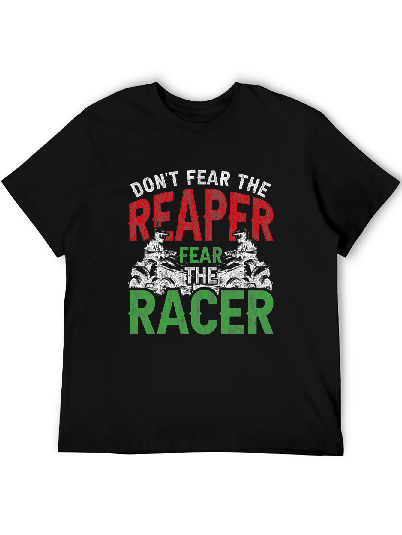 Dont Fear The Reaper Racer Graphic T-Shirt