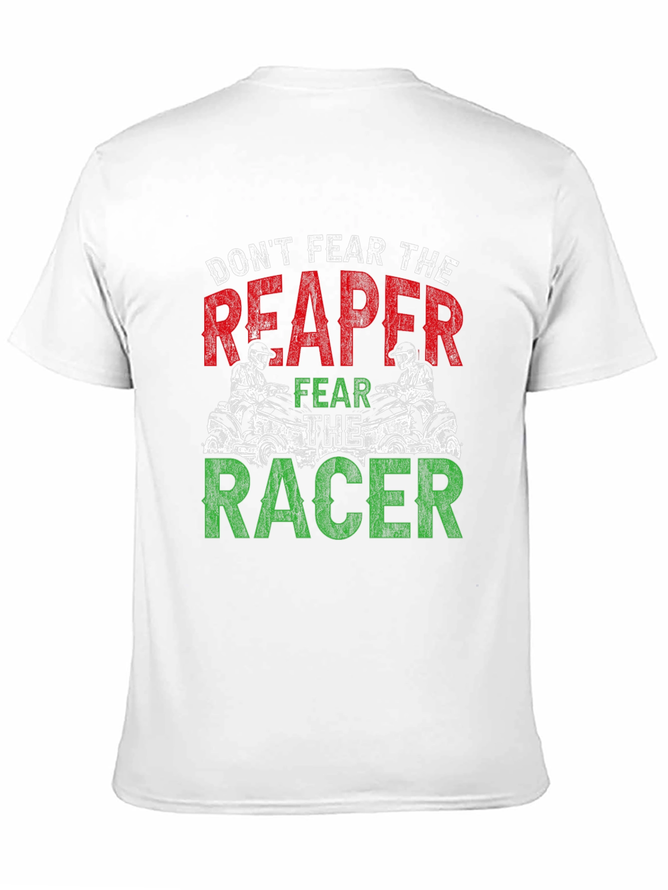 Dont Fear The Reaper Racer Graphic T-Shirt
