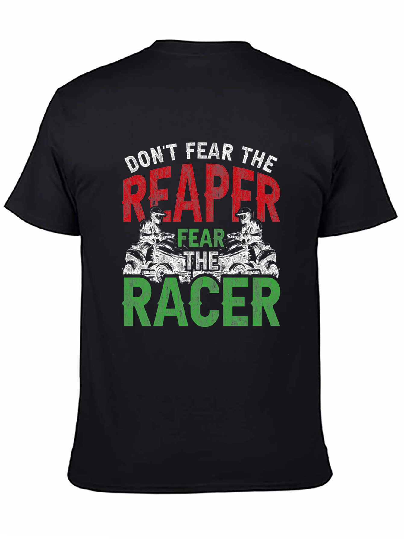 Dont Fear The Reaper Racer Graphic T-Shirt