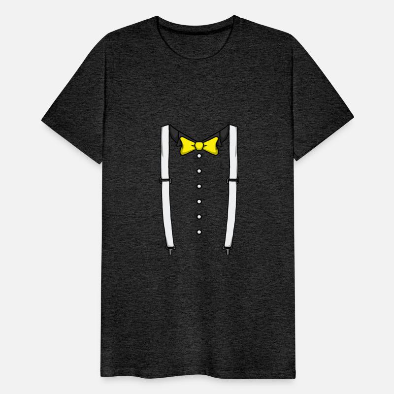 Yellow Bow Tie Suspenders Cummerbund Tuxedo Bowtie