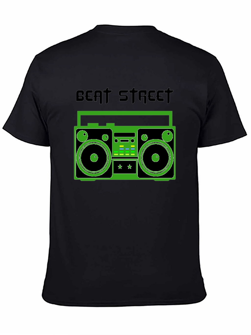 Beat Street Boombox Graphic Tee - Retro Style