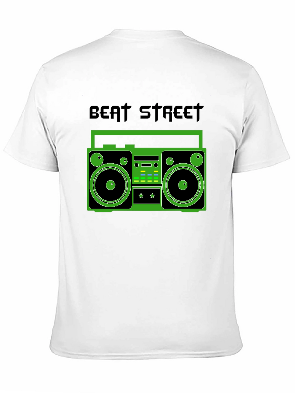 Beat Street Boombox Graphic Tee - Retro Style