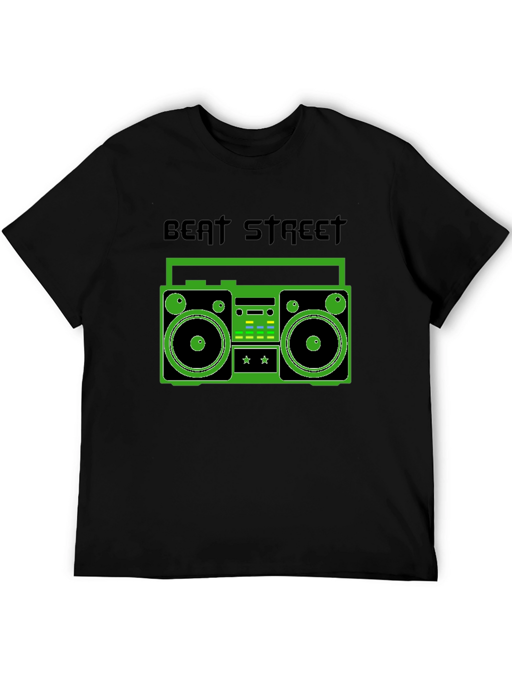 Beat Street Boombox Graphic Tee - Retro Style