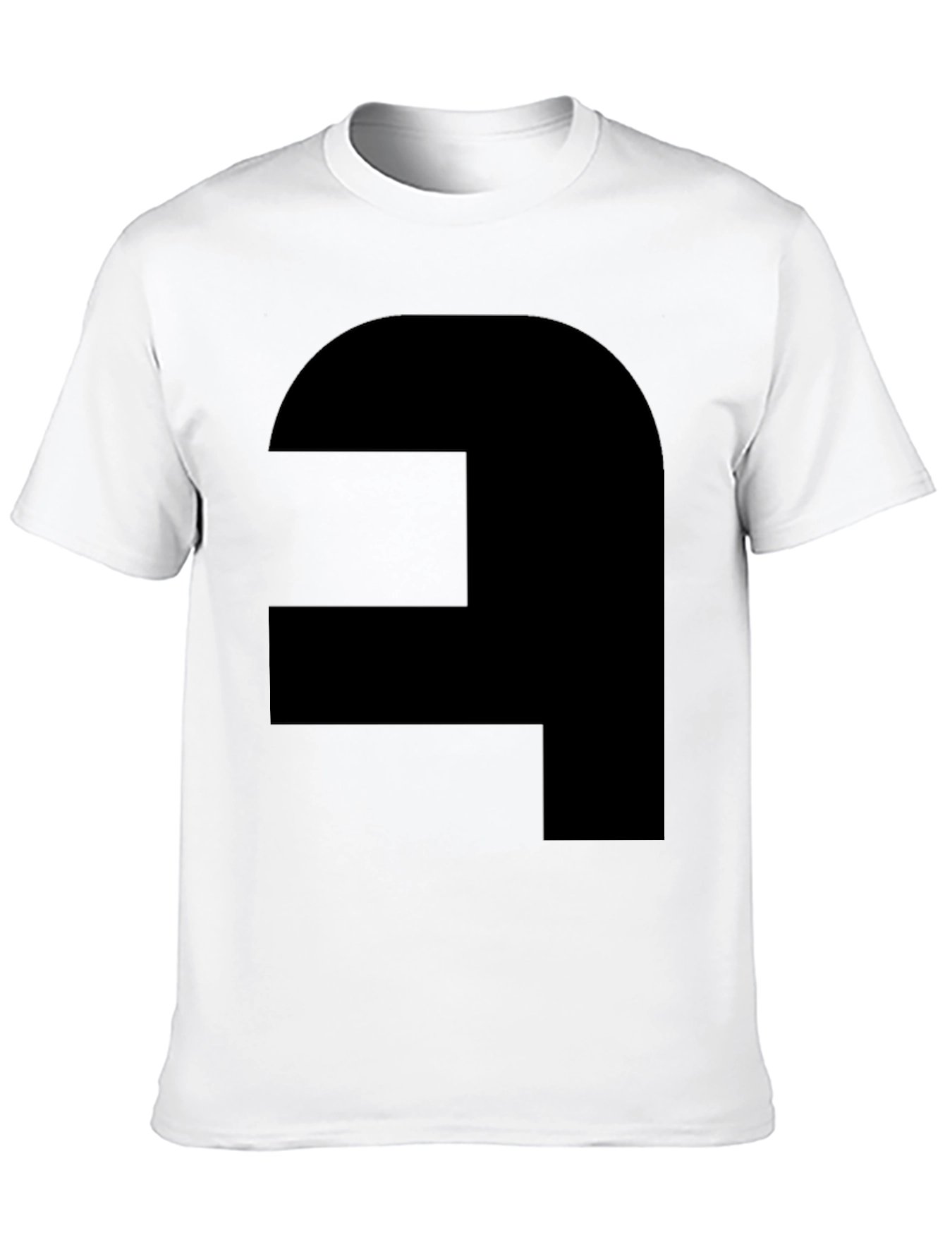 Geometric Graphic Tee - Modern Style