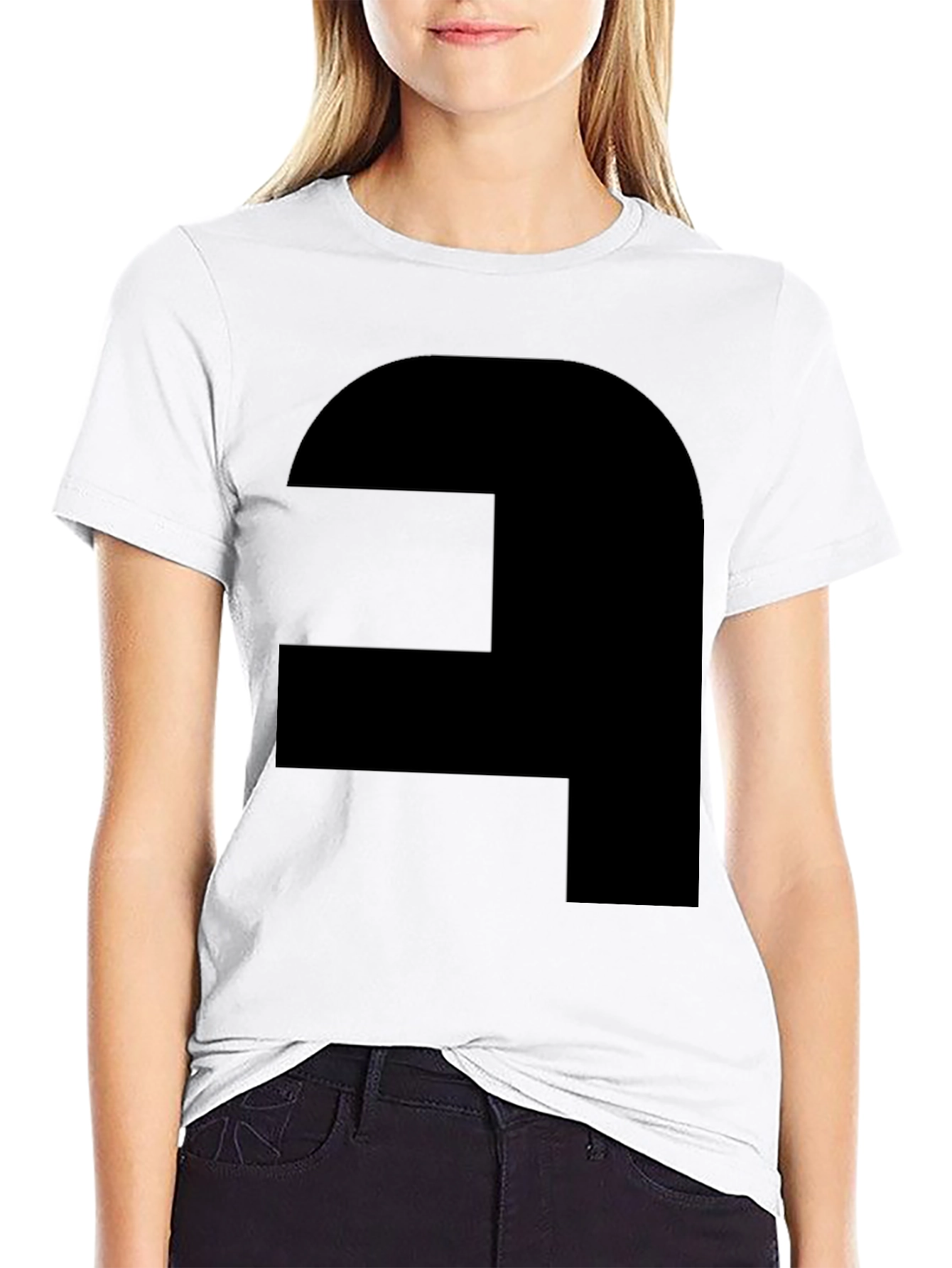 Geometric Graphic Tee - Modern Style