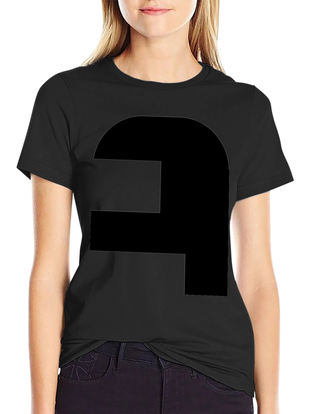 Geometric Graphic Tee - Modern Style