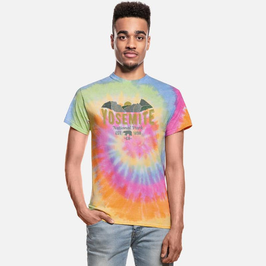 Yosemite National Park Vintage Mountains Walking