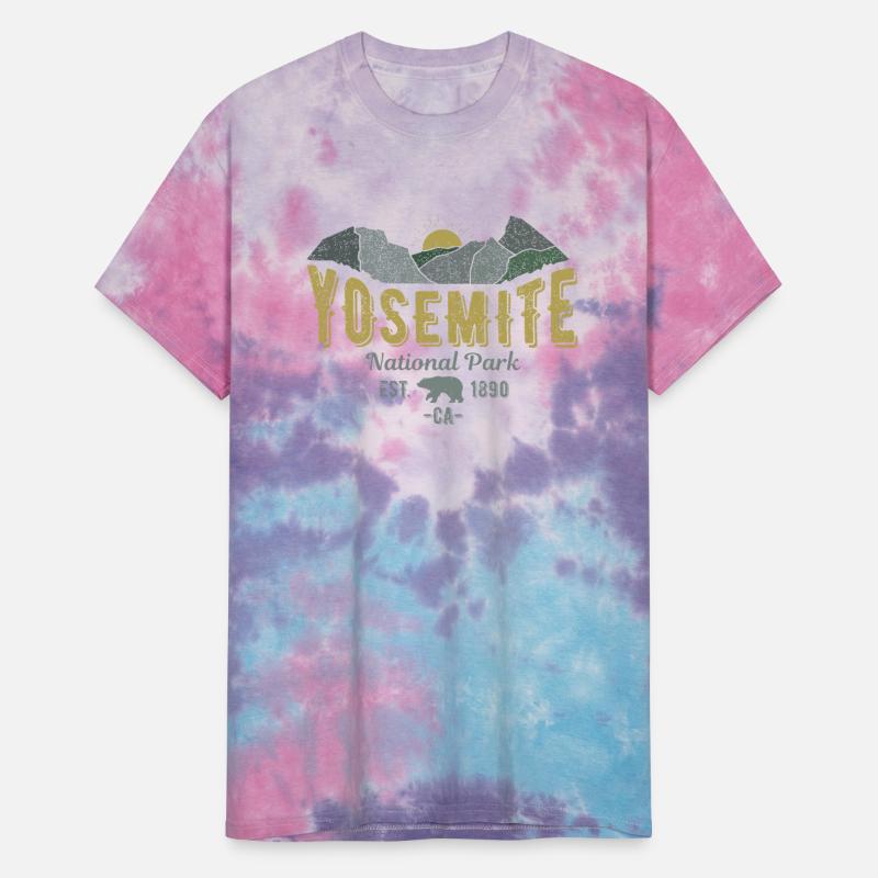 Yosemite National Park Vintage Mountains Walking