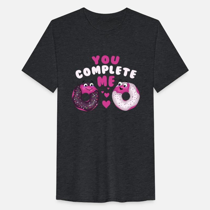 You complete me! Love donut couple Valentine's Day