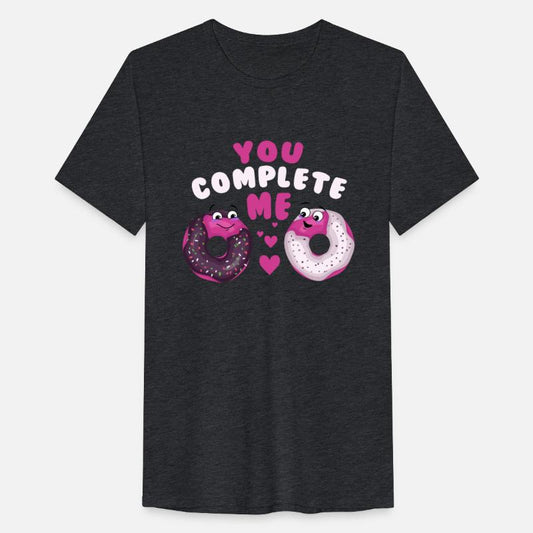 You complete me! Love donut couple Valentine's Day