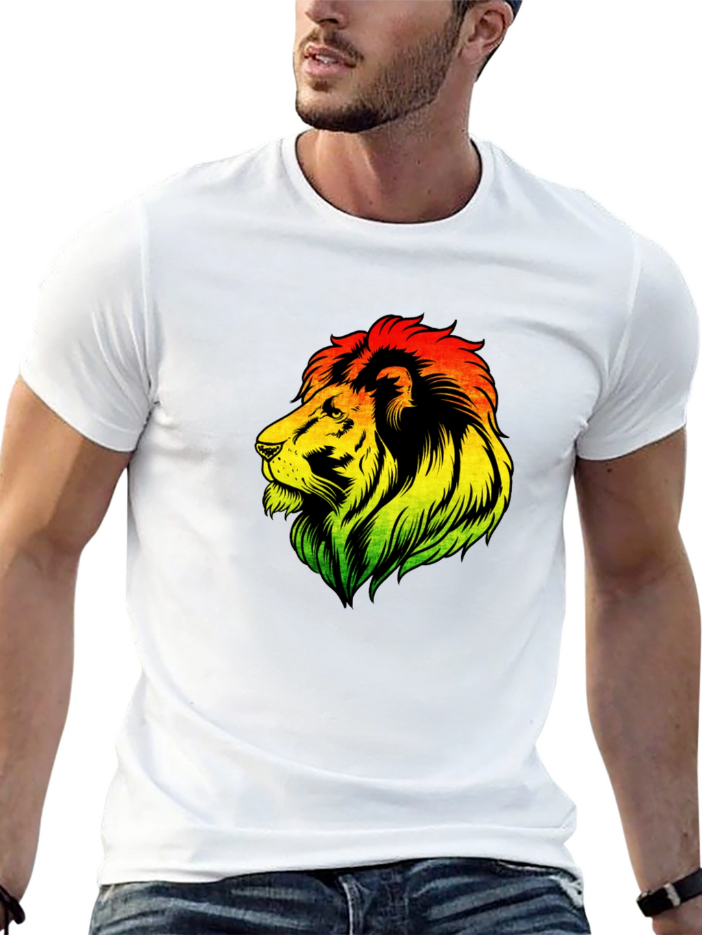 Rasta Lion T-Shirt - Reggae Vibes