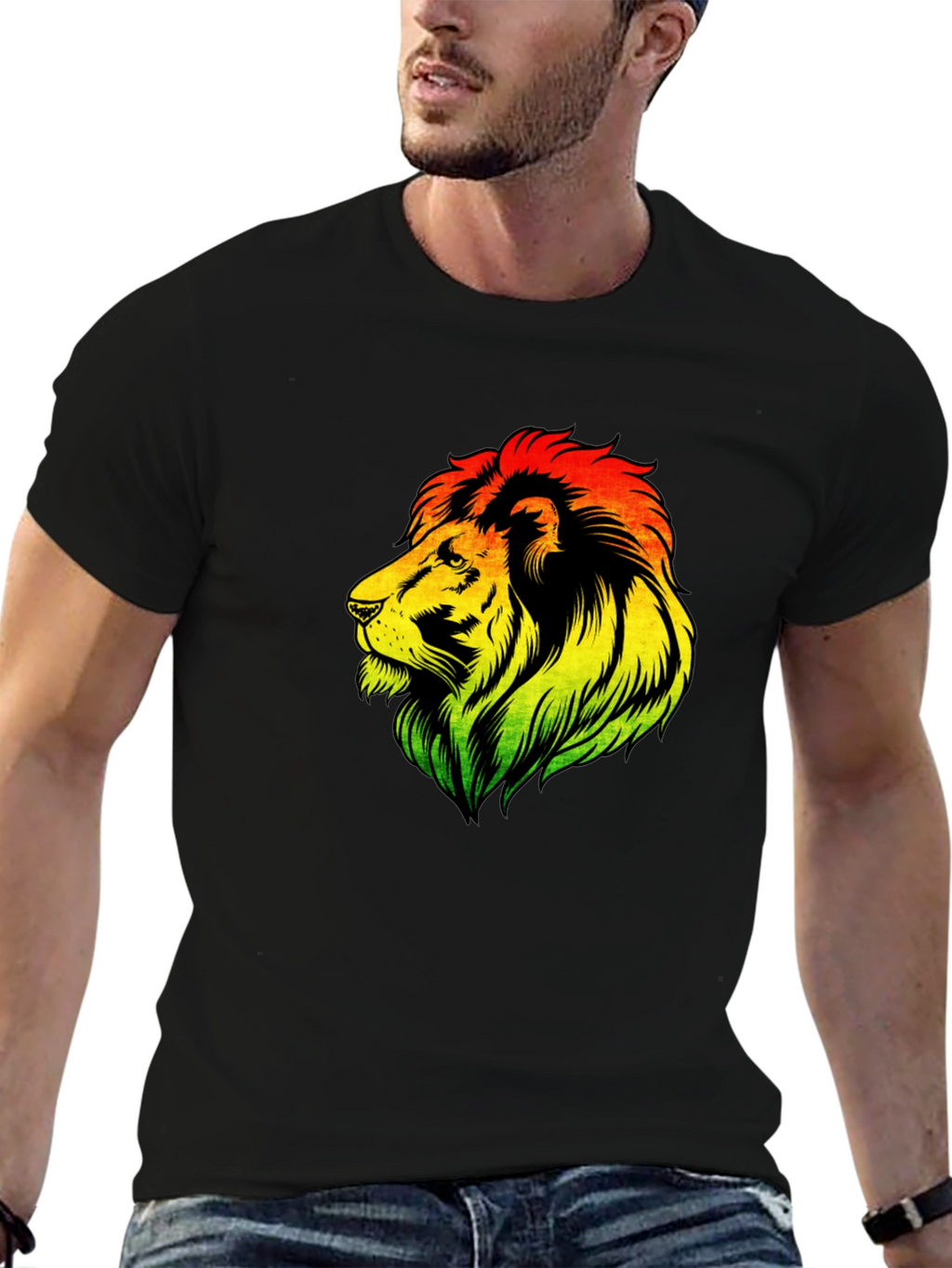 Rasta Lion T-Shirt - Reggae Vibes