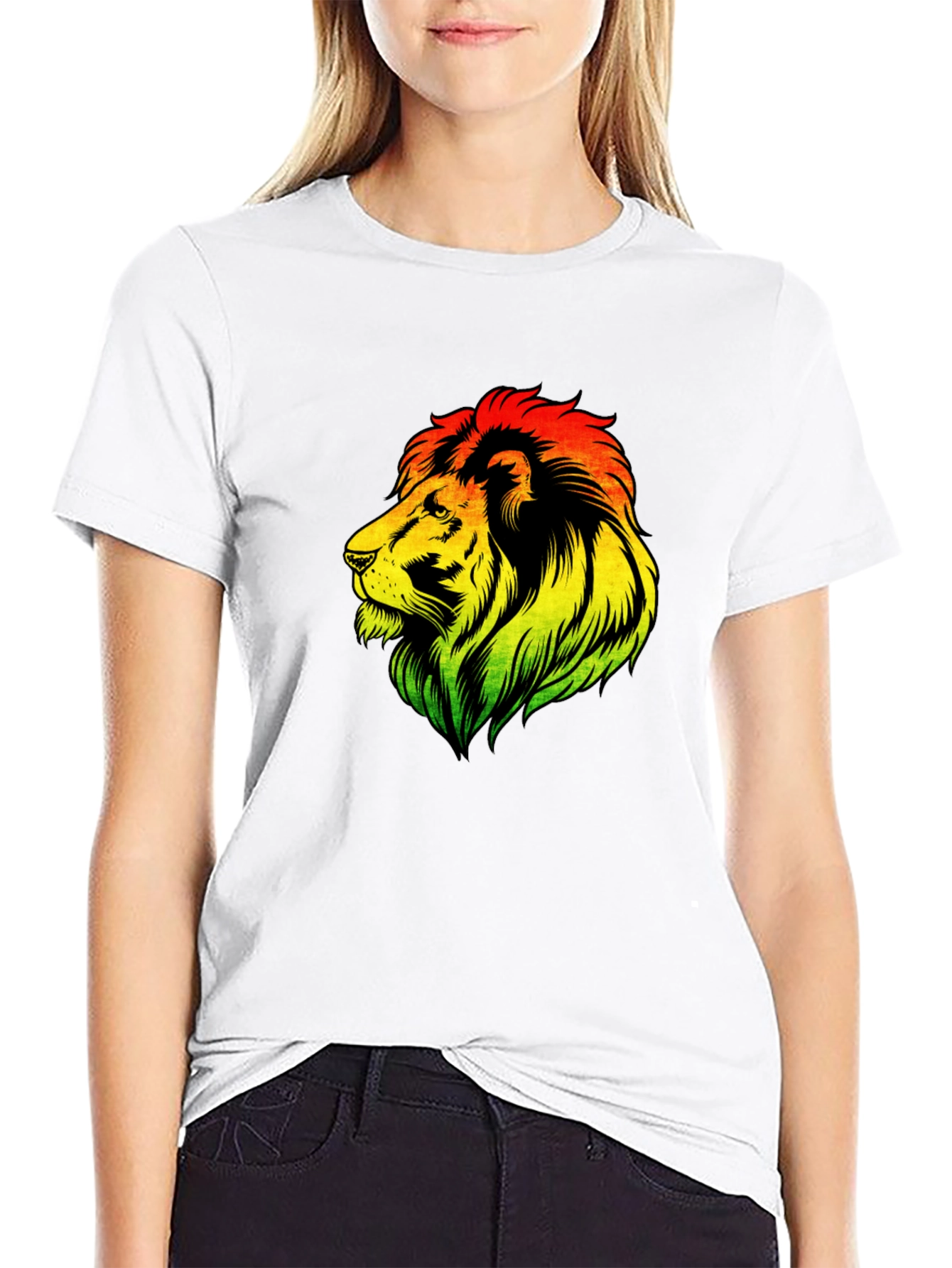 Rasta Lion T-Shirt - Reggae Vibes