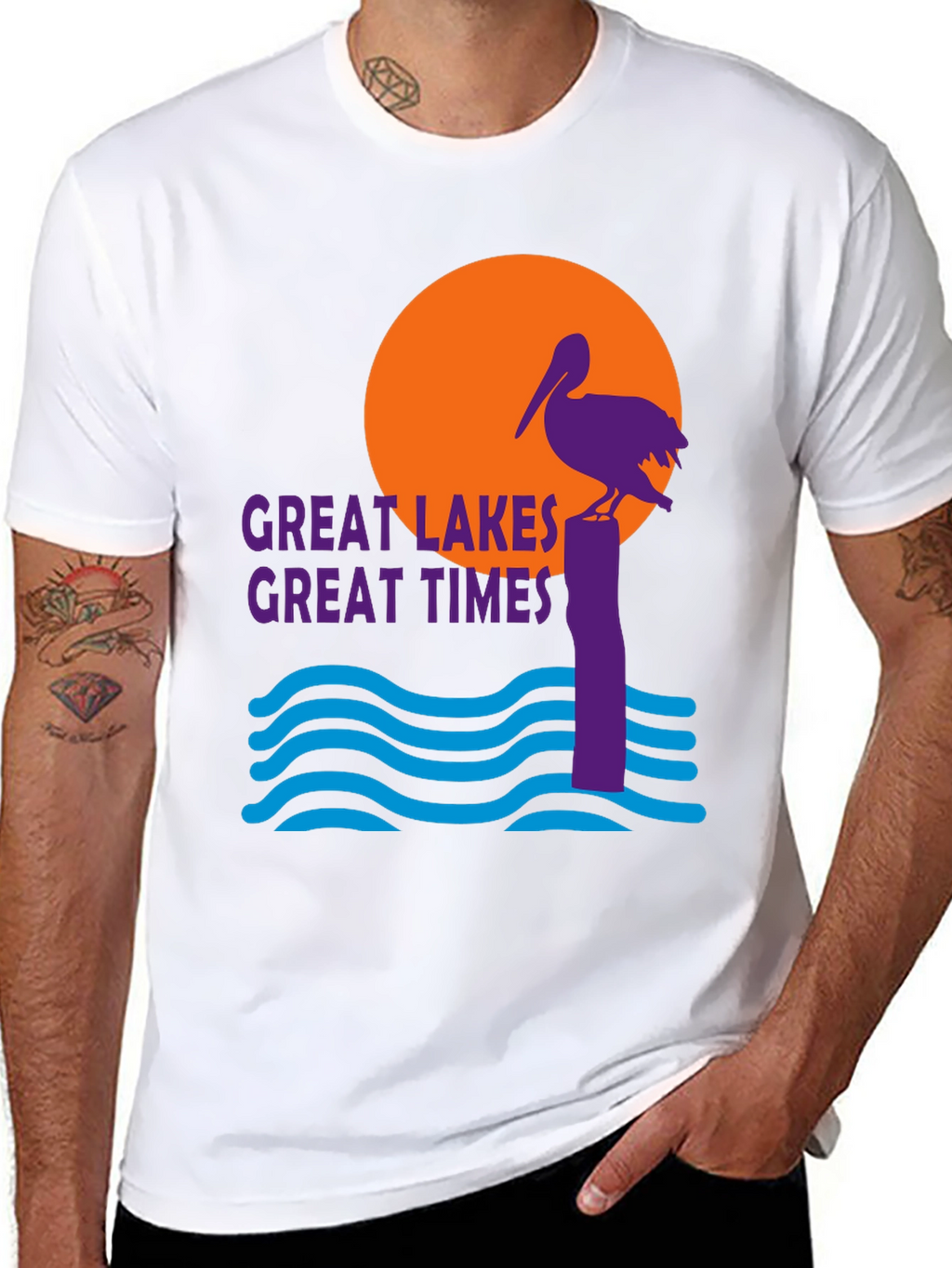 Great Lakes Great Times Graphic T-Shirt