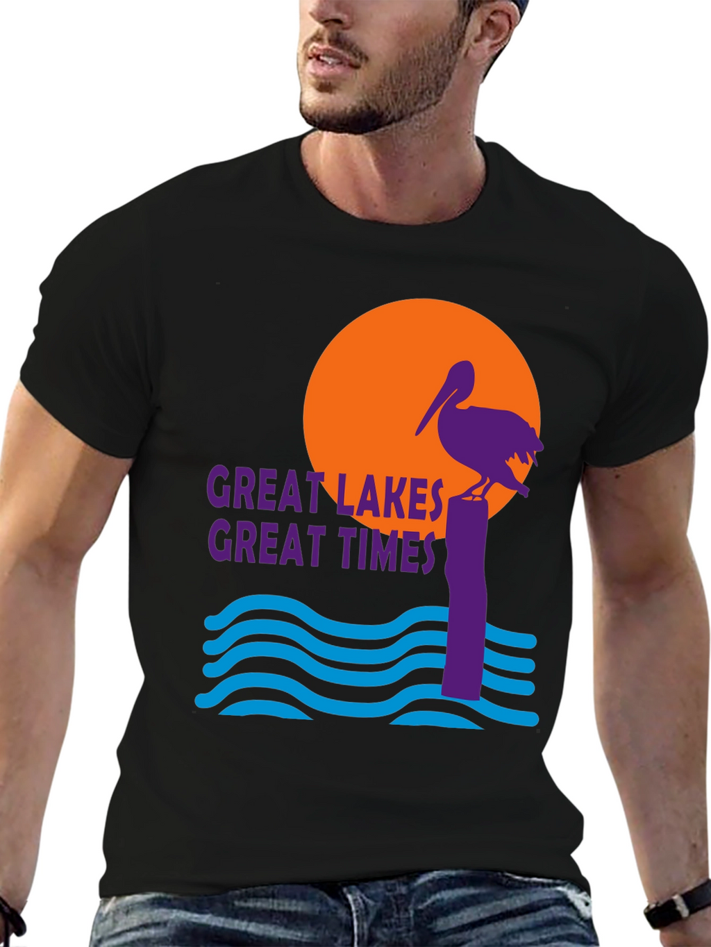Great Lakes Great Times Graphic T-Shirt