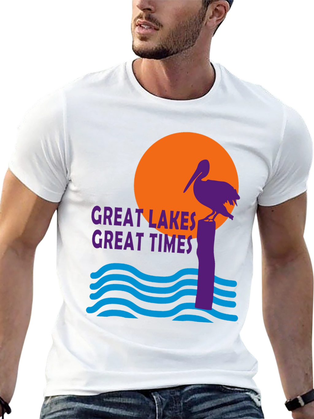 Great Lakes Great Times Graphic T-Shirt