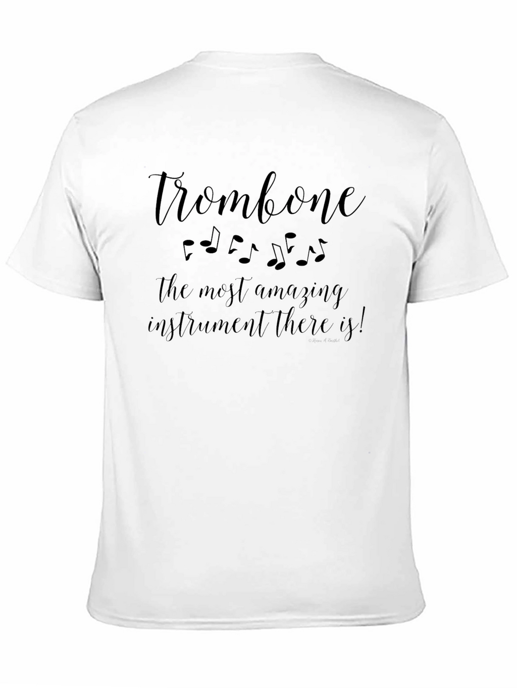 Trombone Music T-Shirt - Amazing Instrument Tee