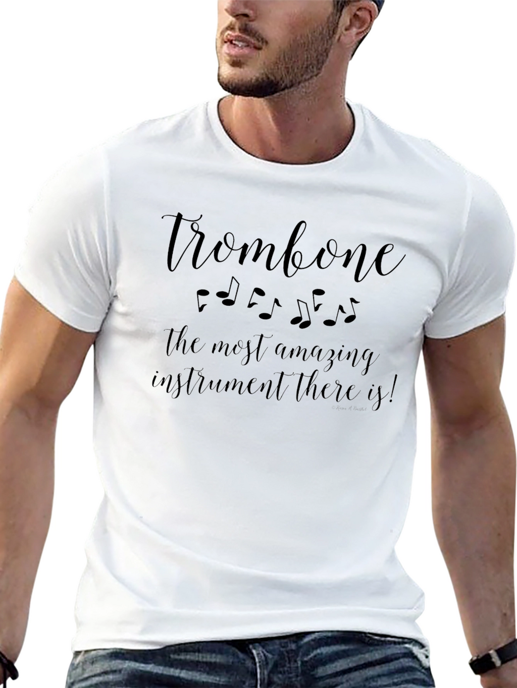 Trombone Music T-Shirt - Amazing Instrument Tee