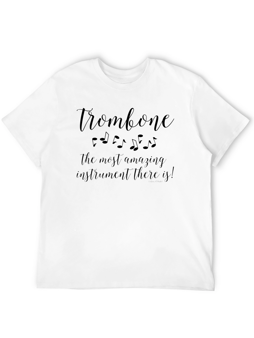 Trombone Music T-Shirt - Amazing Instrument Tee